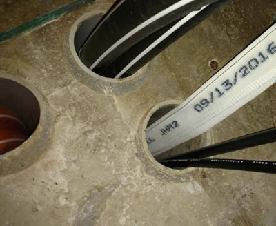 Extraction From PVC Outer Duct - After