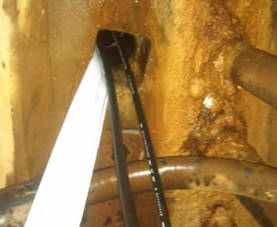 Extraction From Clay Tile Outer Duct - After